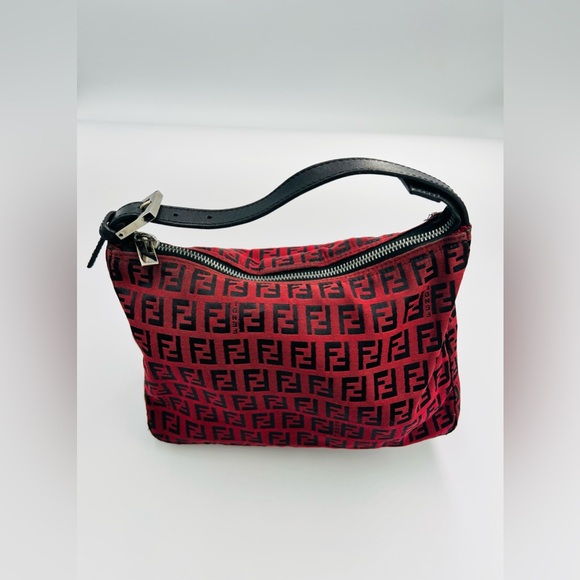 Fendi Zucchino Baguette Top Handle Bag - Picture 7 of 10